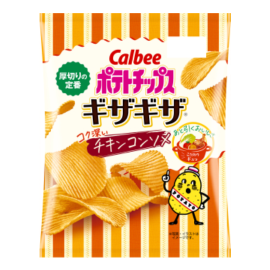 CALBEE PO/CHIP GIZA CHICKEN CONSOME 60G