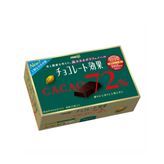 MEIJI CHOCO CACAO 72% BOX