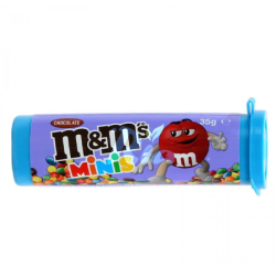 M&M MILK CHOCO MINIS(TUBE) 35G