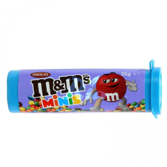 M&M MILK CHOCO MINIS(TUBE) 35G