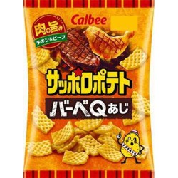 Calbee Sapporo Potato Bbq Aji 85g