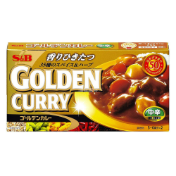 S&B Golden Curry M/Hot 198g