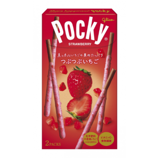 Glico Tsubu Tsubu IChigo Pocky 2P