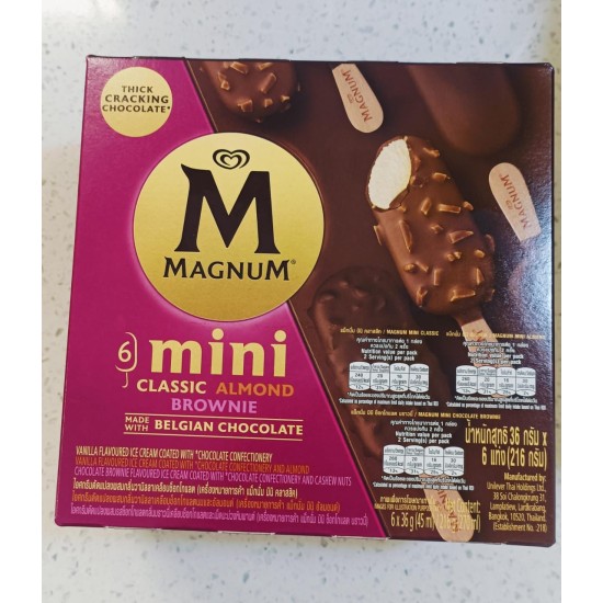 Magnum Mini Classic Almond Brownie