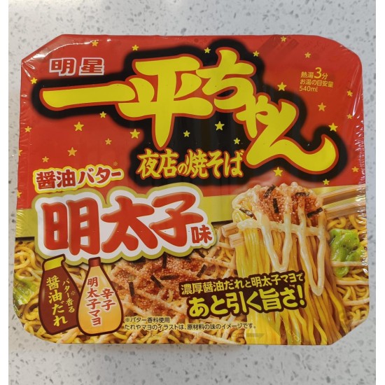 Myojo Ippeichan Yomise Yakisoba Soy Sauce Butter Mentaiko