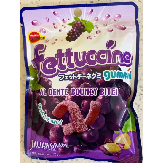 Bourbon Fettuccine Italian Grape Gummy 50g