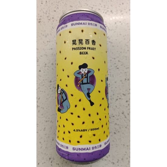 Sunmai Passion Fruit Beer 500ml/can