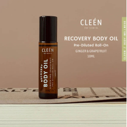 CLEEN Body OIl Recovery (Ginger & Grapefruit ) Roll On 10ml