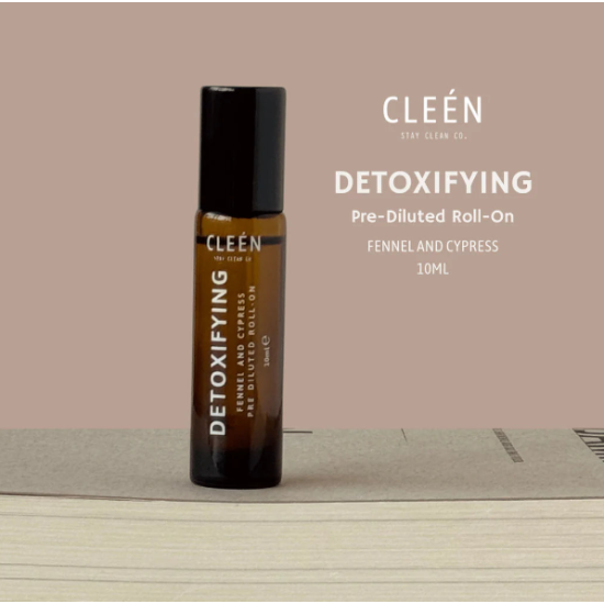 CLEEN Body Oil Detoxfying (Fennel & Cypress) Roll On 10ml