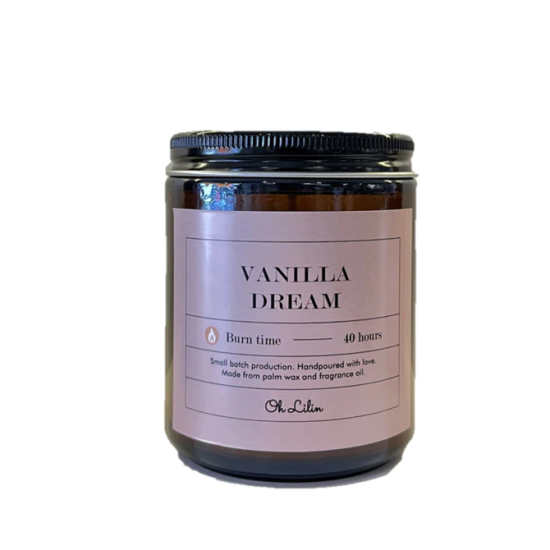 OH LILIN Artisan Candles 190g Vanilla Dream