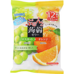 Orihiro Konjac Jelly (2in1) Muscat+Orange (12pcs)