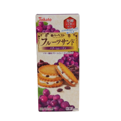 Tohato Harvest Fruits Butter & Raisins (Biscuit)