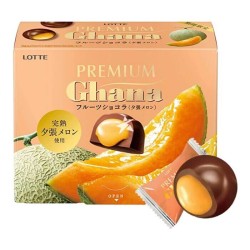 Lotte Premium Ghana Yubari Melon Chocolate