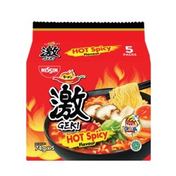 Nissin Geki Hot Spicy 74gX5