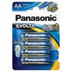 Panasonic AA Evolta Alkaline 3pcs+1pc
