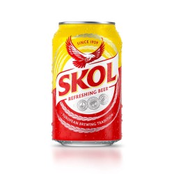 Skol Refreshing Beer Can 320Ml