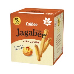 Calbee Jagabee Butter Soy Sauce Potato Sticks 80g