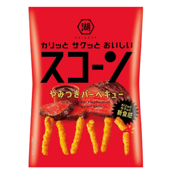 Koikeya Corn Snack- BBQ Flavour